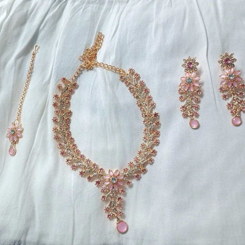Rose Gold Jewellery Set