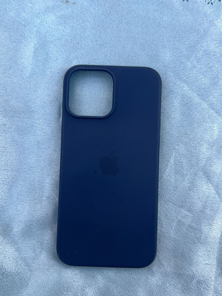 Iphone 13 Pro Max Blue Silicon Case