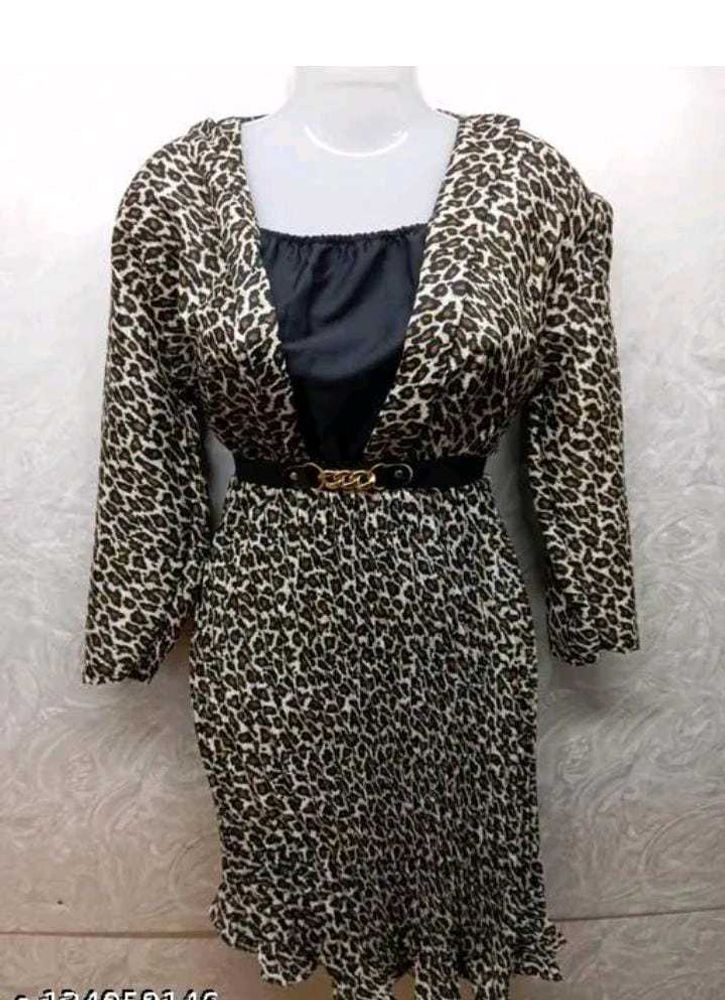 Tiger Print Midi