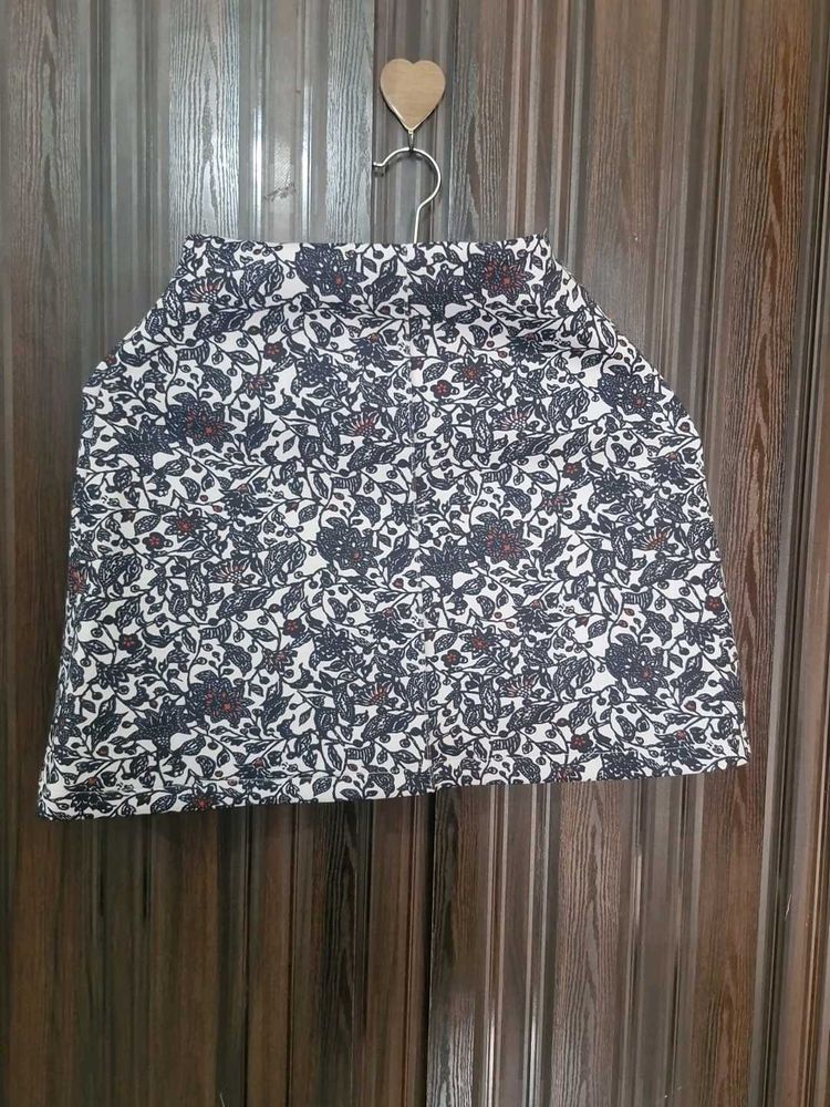 Floral Mini Skirt
