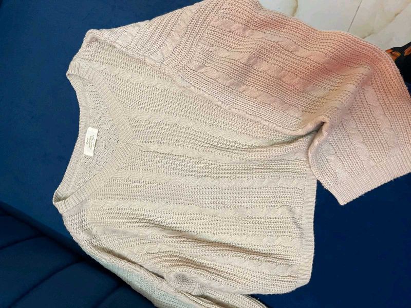Beige Knit Sweater