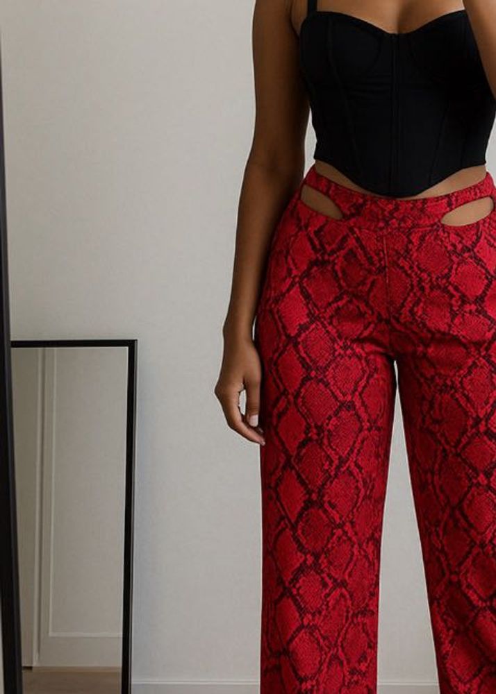 SHEIN Waist Cut Out Sexy Pants