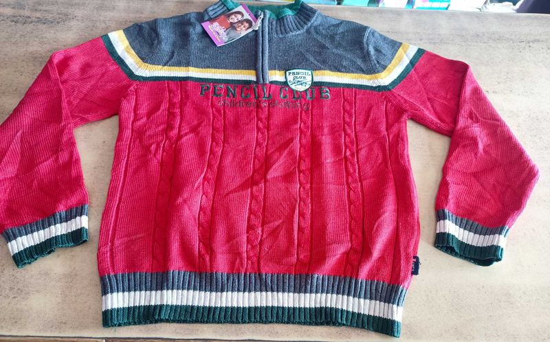 Retro Colorblock Knit Pullover