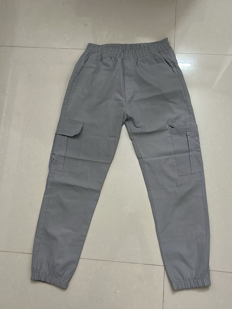 Gray Cargo Pants