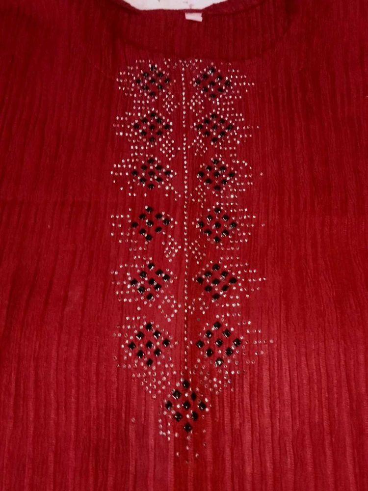 Elegant Maroon Kurta