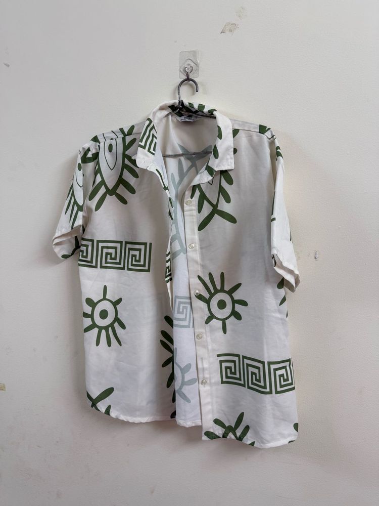 Patterned White Co-Ord Set