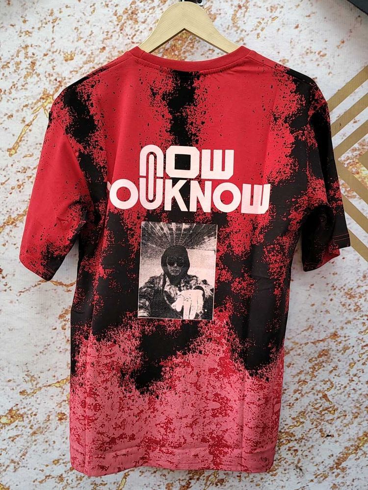 Red Graphic Print T-Shirt