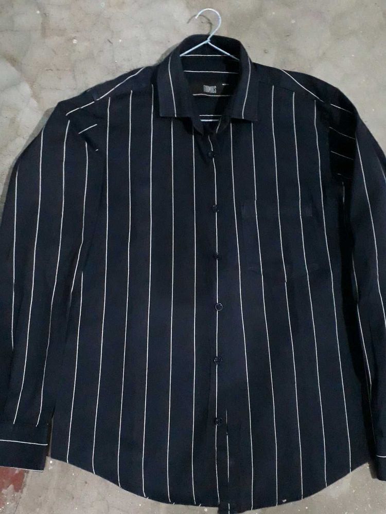 Striped Button-Down Shirt