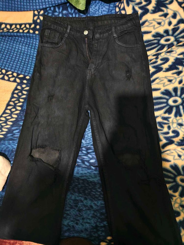 Ripped Black Jeans