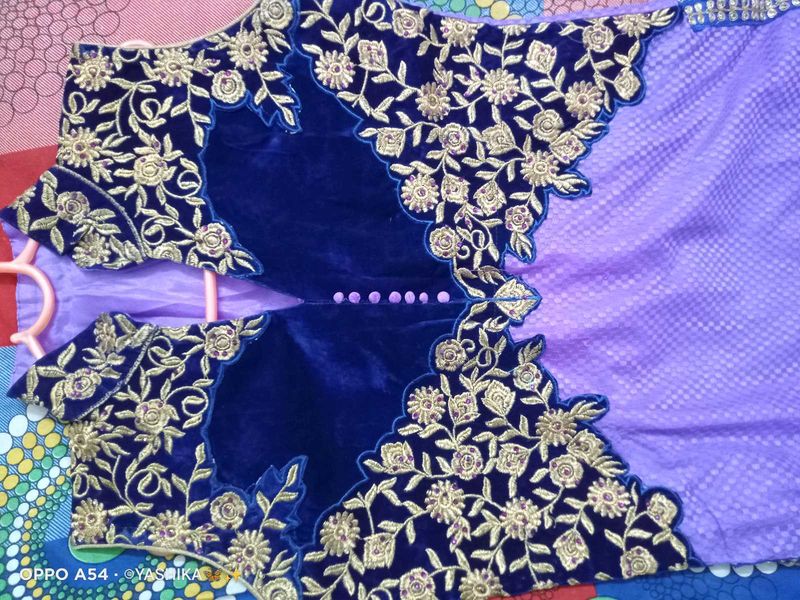 VELVET KURTA WITH DUPATTA