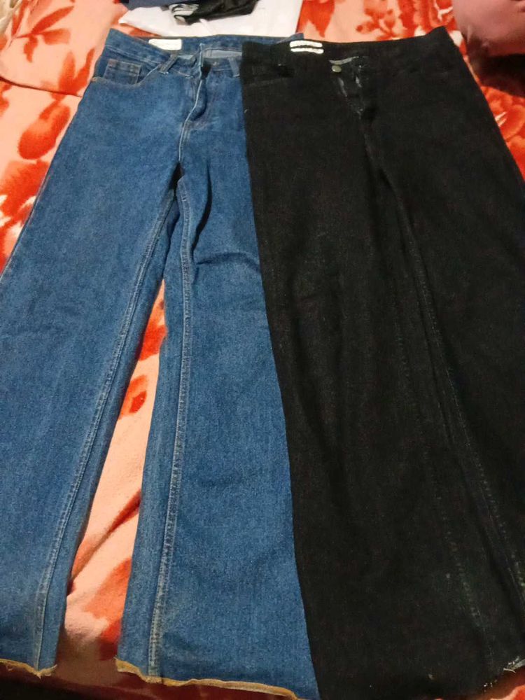 New Wide Leg Jeans(Free Gift)