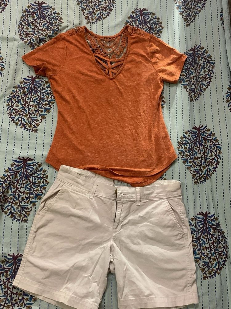 COMBO of Shorts And Top