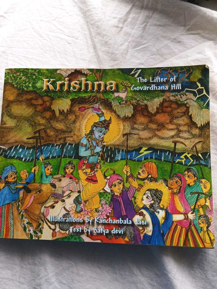 Krishna Illustrated Book For Kids