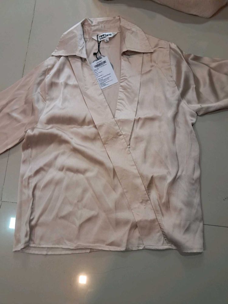 Baesic Brand- Rose Gold Satin Top-sizesmall (30)