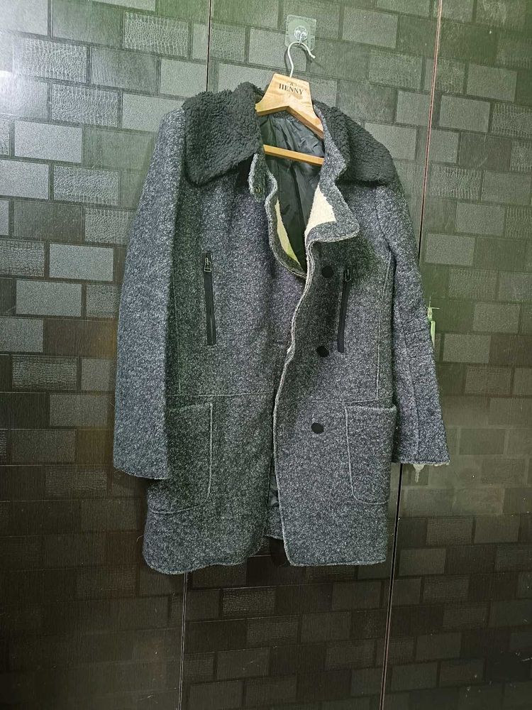 Wool Blend Overcoat