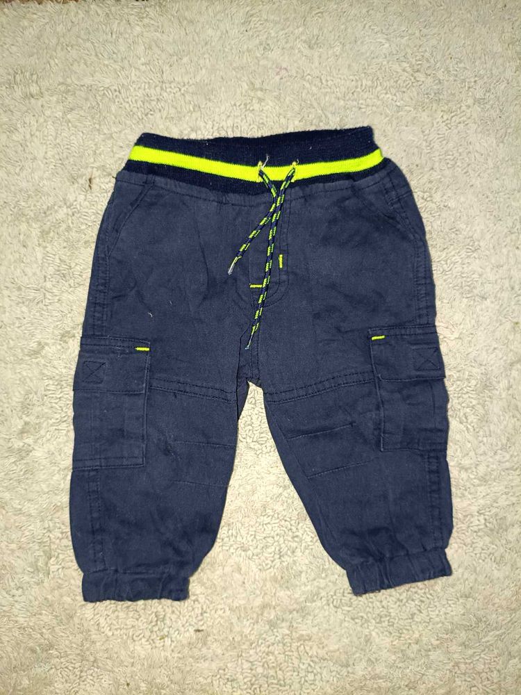 Baby Boy Navy Cargo Pants