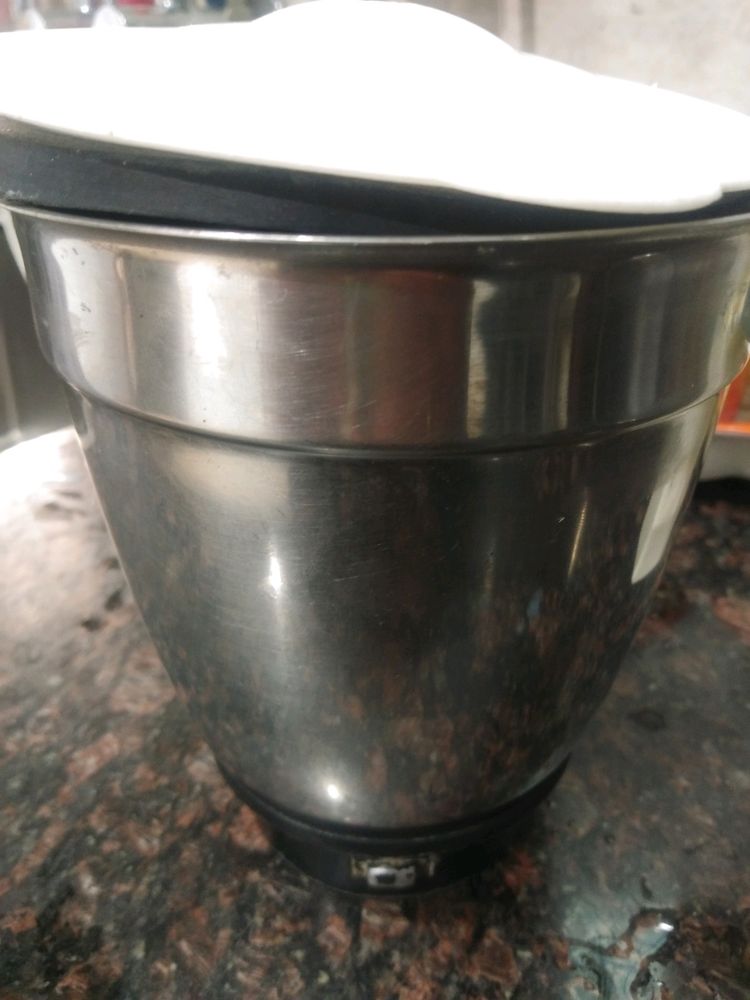 Bajaj Mixture  Steel Jar With Lid