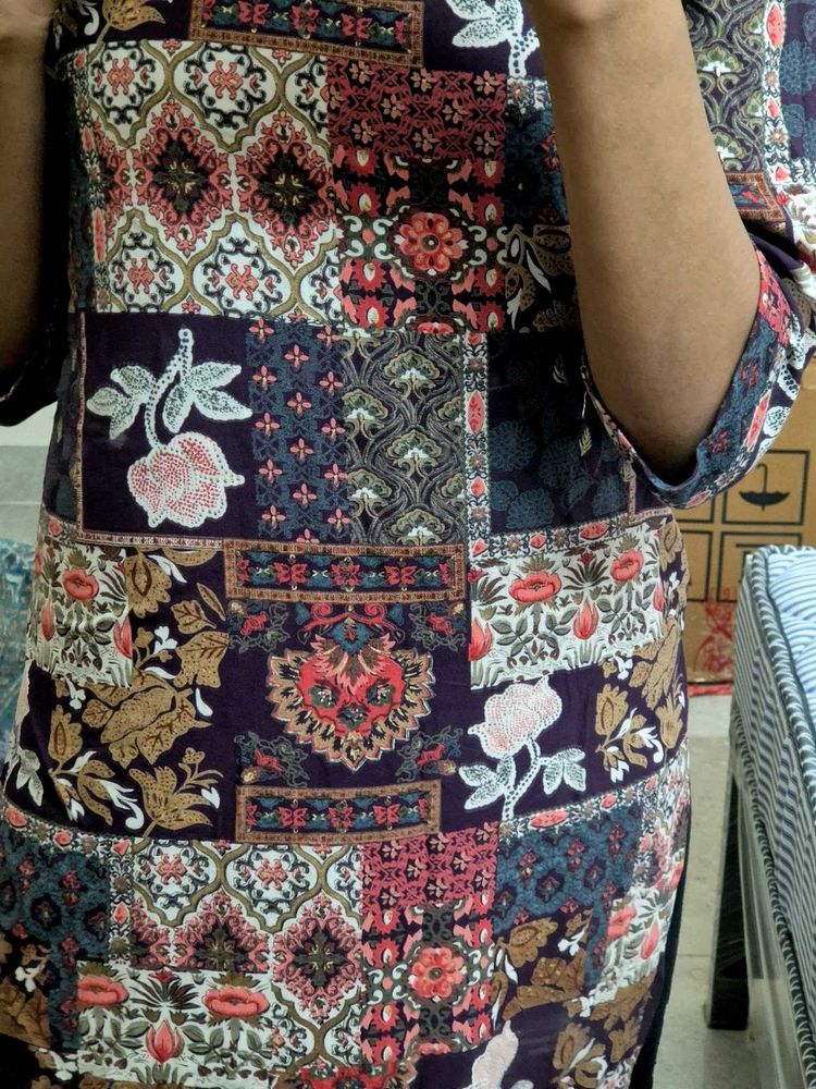 Boho Block Print Kurta – Elegant &amp; Comfortable