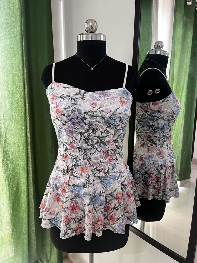 Floral Lace Dress/ Top