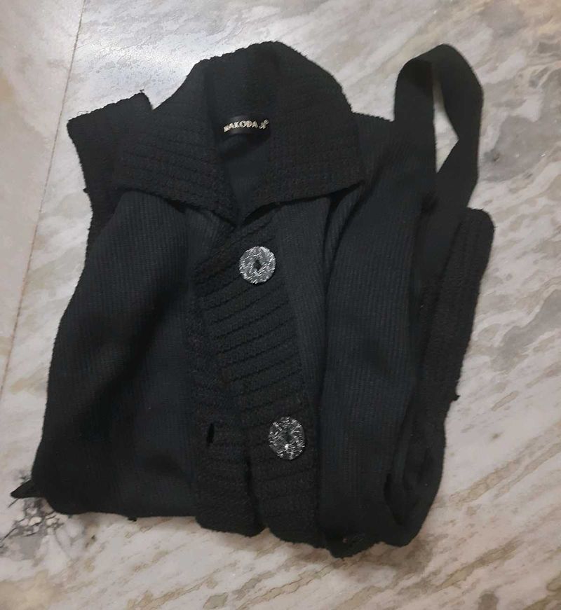 Elegant Black Cardigan