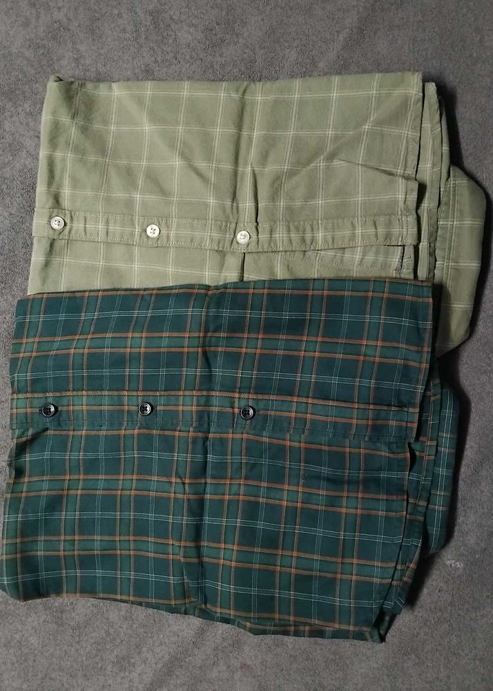 Men&#39;s Plaid Shirts (Set of 2)