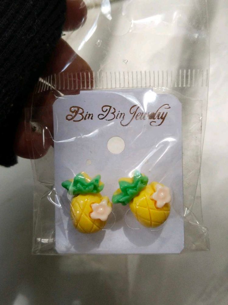 Pineapple Stud Earrings