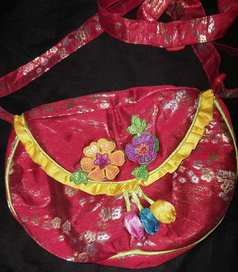 Cute Chinese Floral Bag