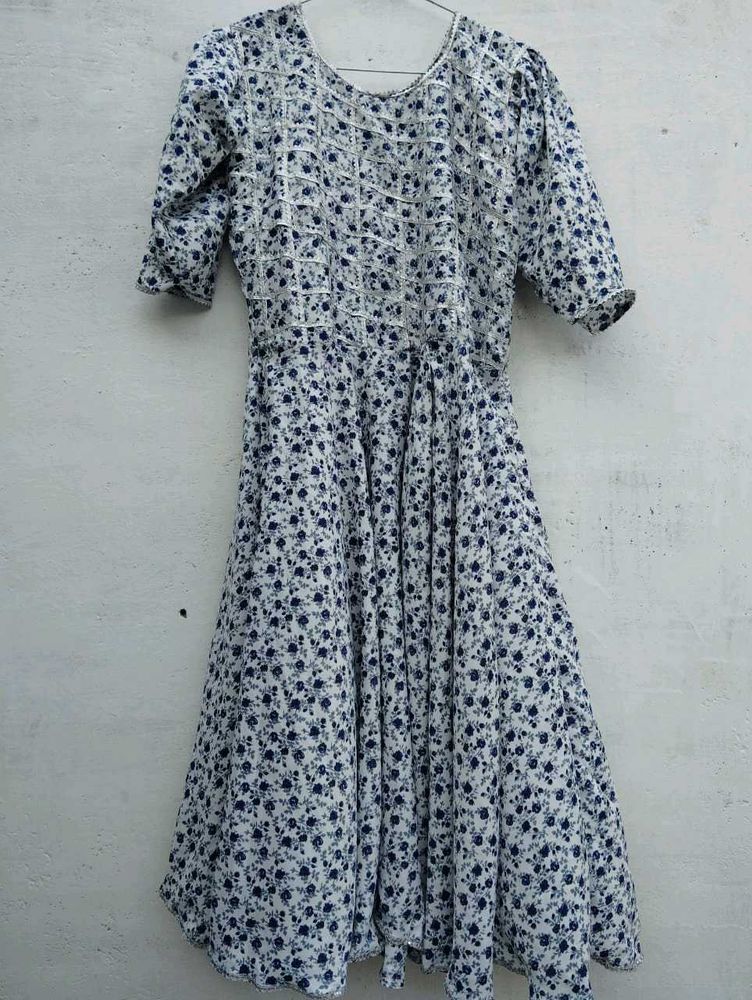 Floral Print Fit &amp; Flare Dress