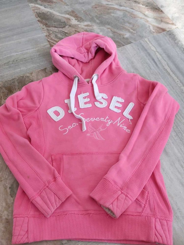 Diesel Pink Hoodie - Cozy &amp; Stylish