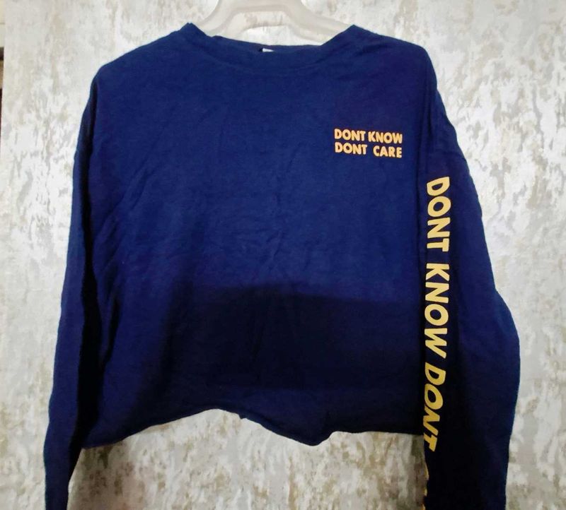 Navy Graphic Print Tee