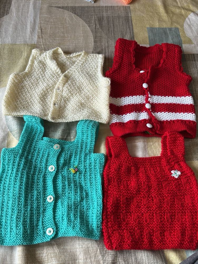Cute Knitted Baby Sweaters