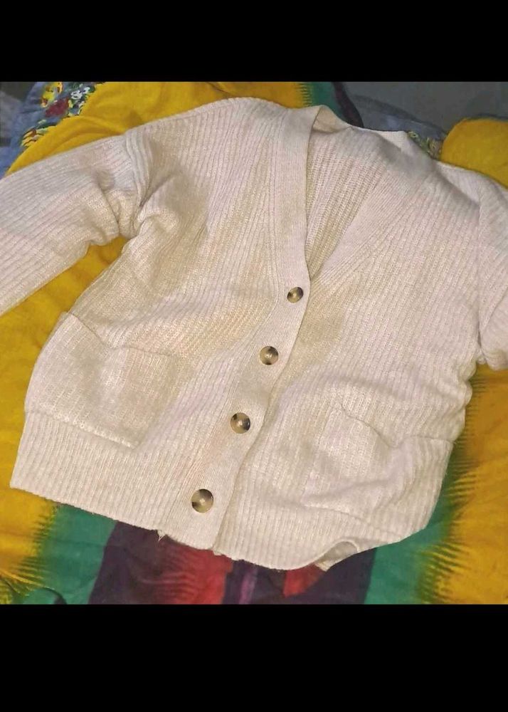 Off White Oversized Sweater