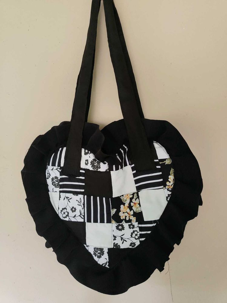 Heart Patchwork Tote