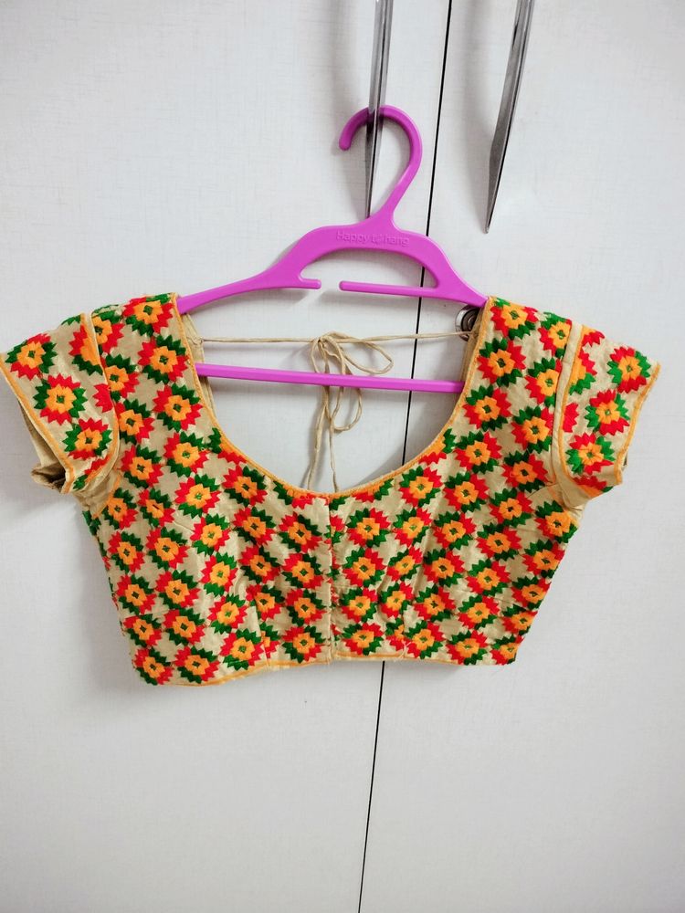 Beautiful Thread Work Blouse