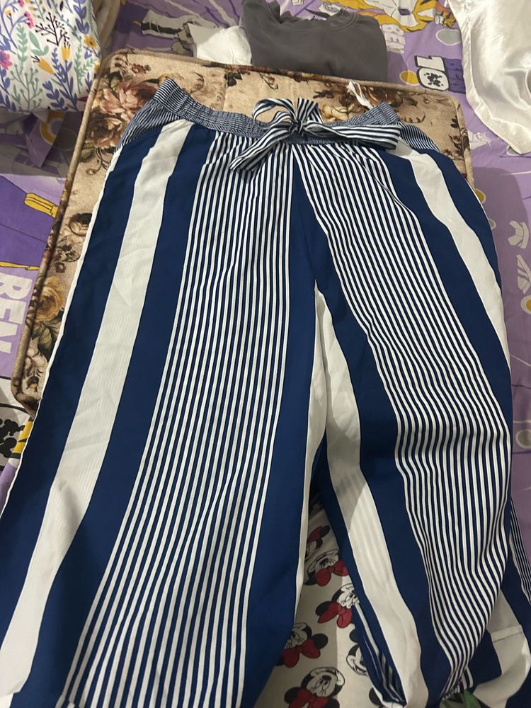 Striped Wide Leg Pants