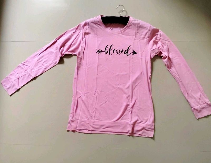 Blessed Pink Women T-shirt