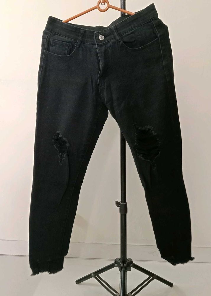 Black Ripped Jeans