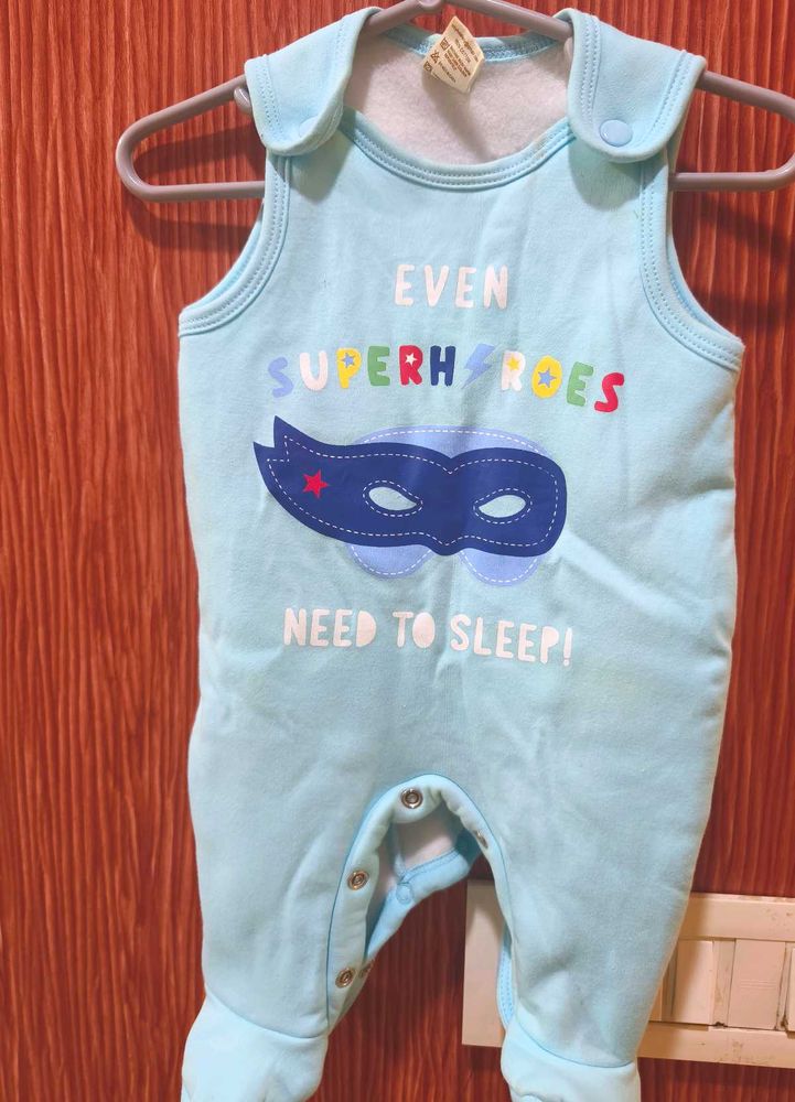 Superheros Need Sleep Romper