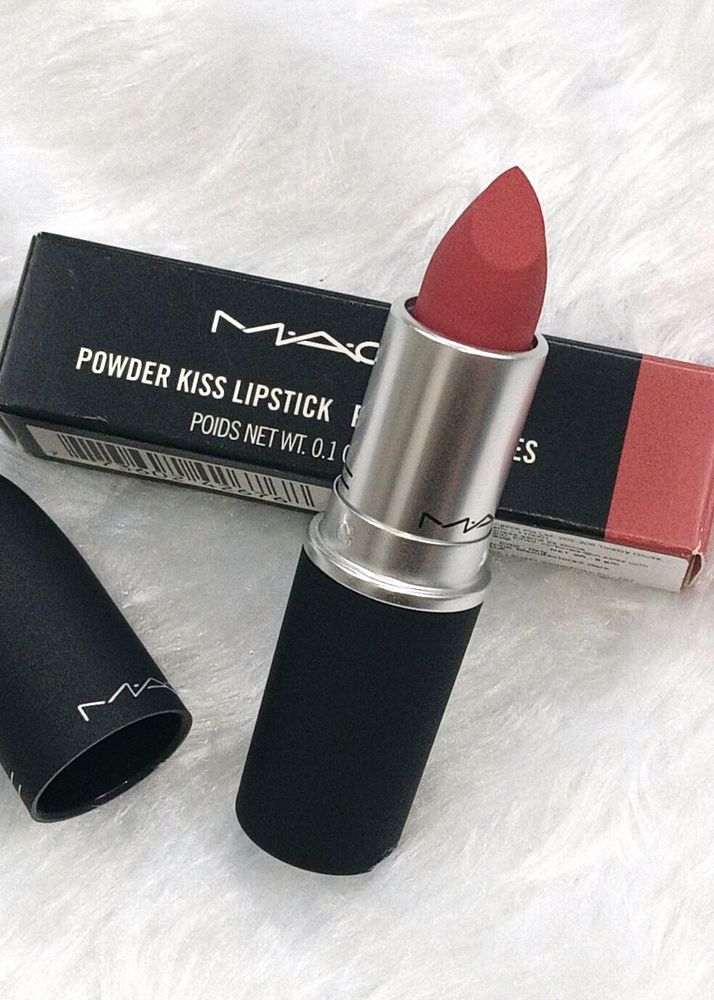 Mac Powderkiss Lipstick A Little Tamed 🩷