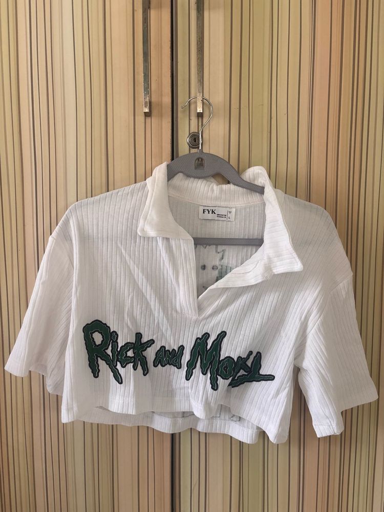 Rick and Morty Crop Top