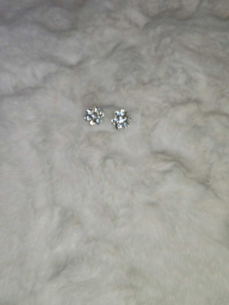 Sparkling Flower Earrings