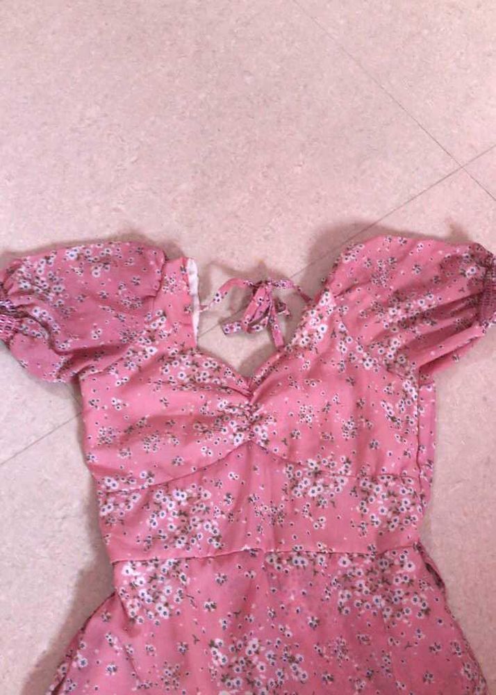 Floral Pink Dress