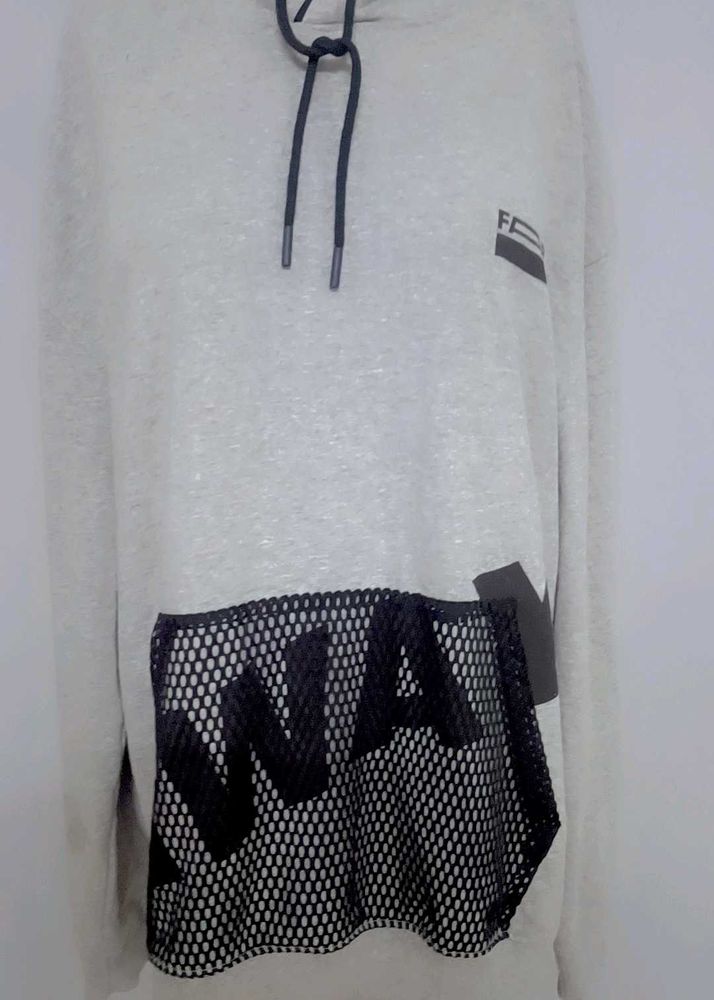 Grey Graphic Hoodie
