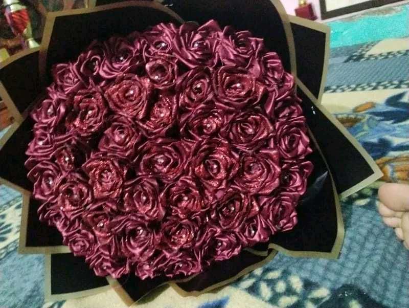 Ribbon Rose Bouquet