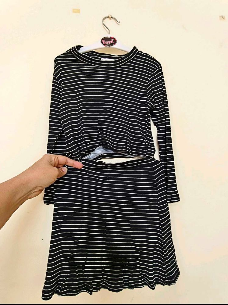 Striped Two-Piece Set 3-6 Years