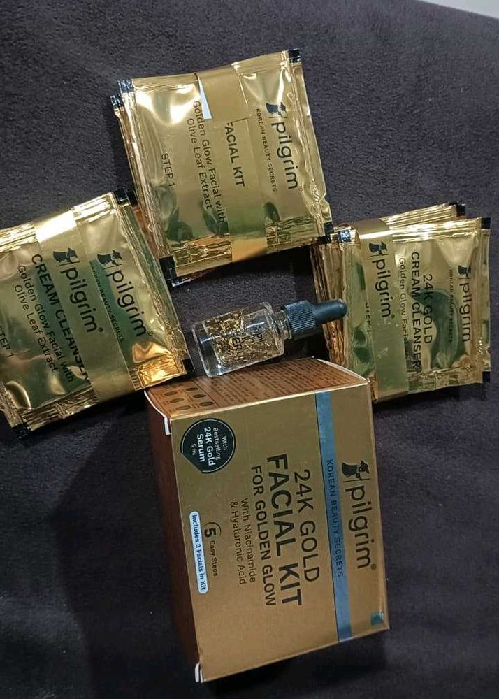 24k gold fecial kit