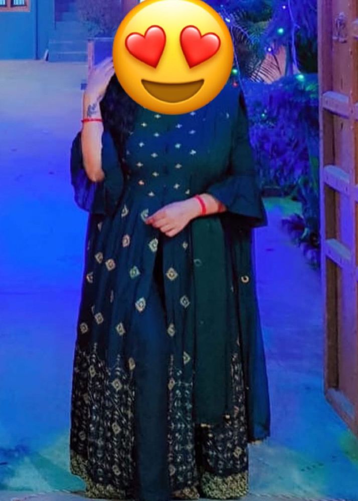 Front Slit Kurti Set