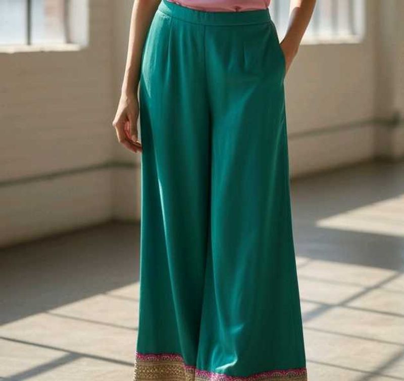 Teal Palazzo Pants