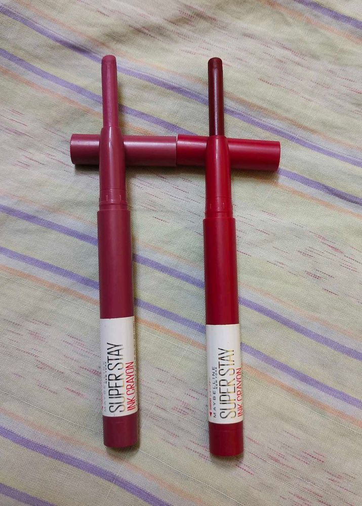 2 Pieces Maybelline New York Lipstick