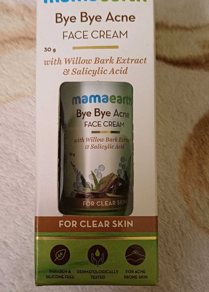 MAMAEARTH BYE-2 ACNE FACE CREAM